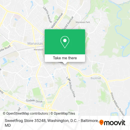 Sweetfrog Store 35248 map