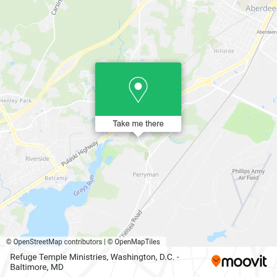 Refuge Temple Ministries map