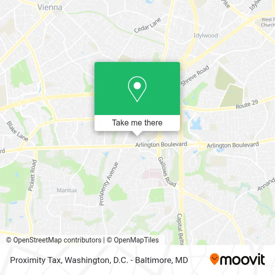 Proximity Tax map