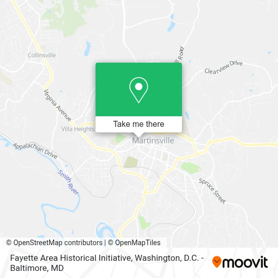 Fayette Area Historical Initiative map