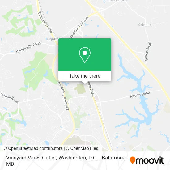 Vineyard Vines Outlet map