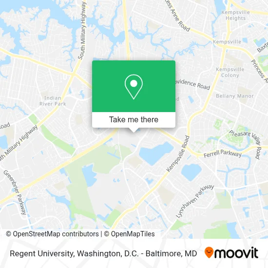 Regent University map