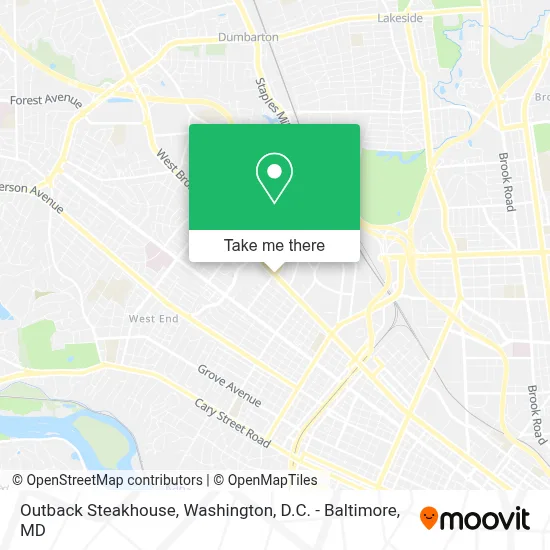 Outback Steakhouse map