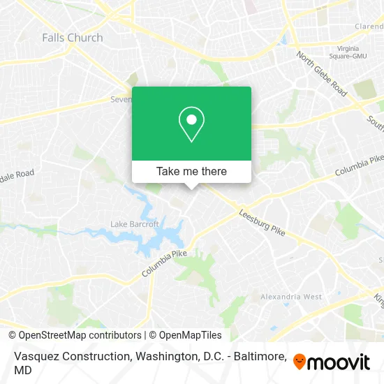 Vasquez Construction map
