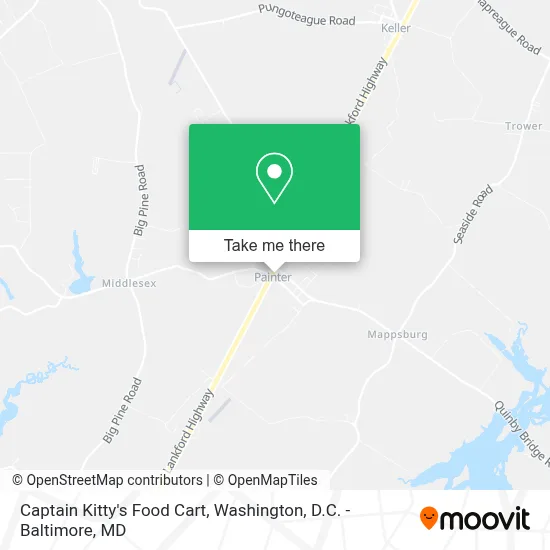 Captain Kitty's Food Cart map