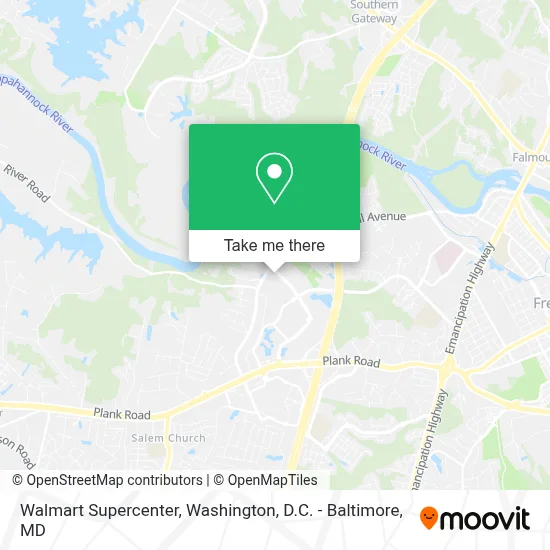 Walmart Supercenter map