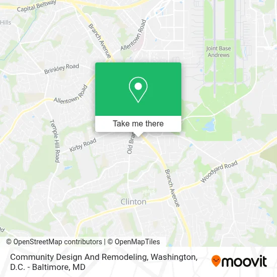 Community Design And Remodeling map