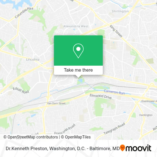 Dr.Kenneth Preston map