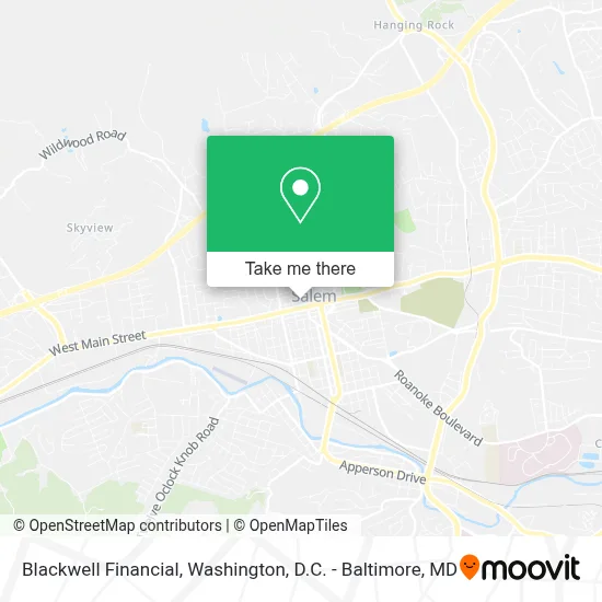 Blackwell Financial map