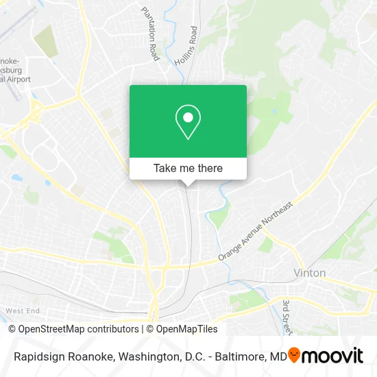 Rapidsign Roanoke map