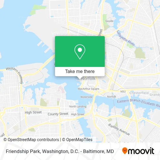Friendship Park map