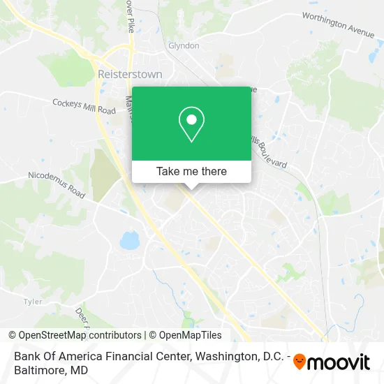 Bank Of America Financial Center map