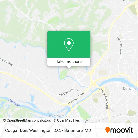Cougar Den map