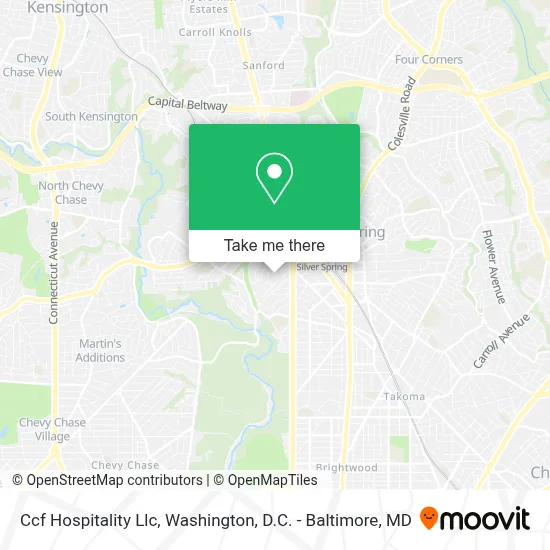 Ccf Hospitality Llc map