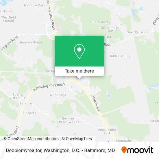 Debbiemyrealtor map