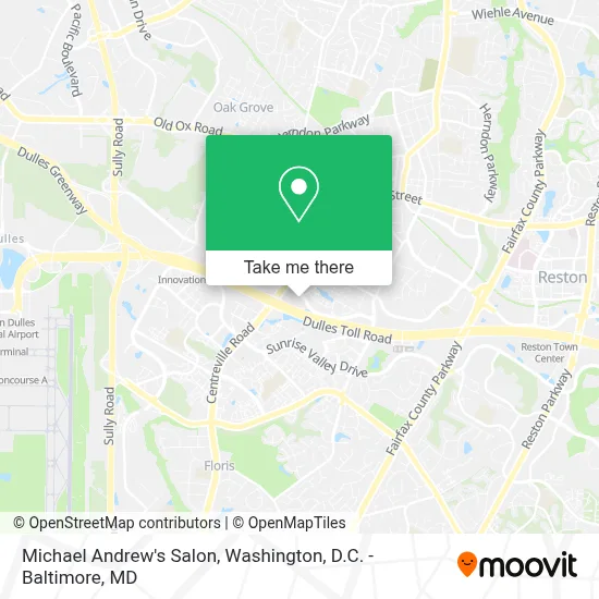 Michael Andrew's Salon map