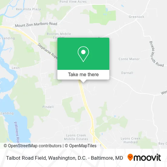 Talbot Road Field map