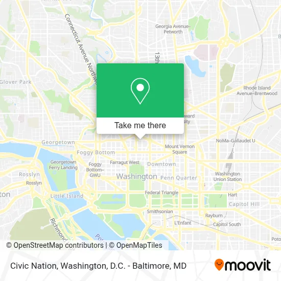 Civic Nation map