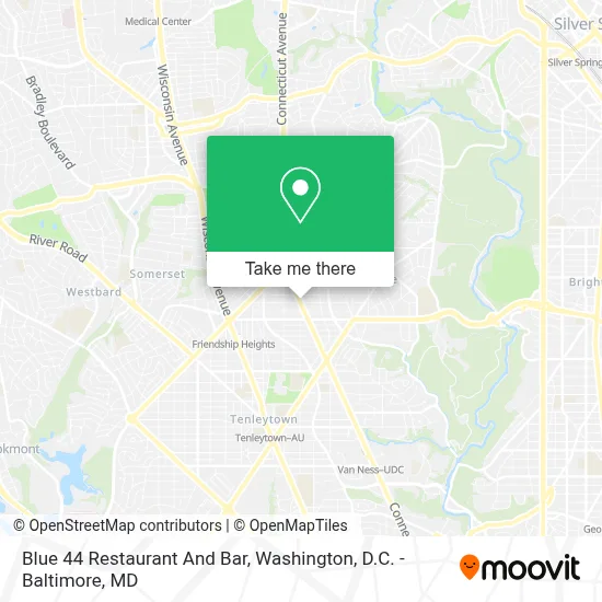 Blue 44 Restaurant And Bar map