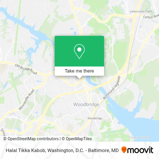 Halal Tikka Kabob map