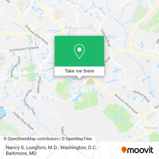 Nancy S. Longfors, M.D. map