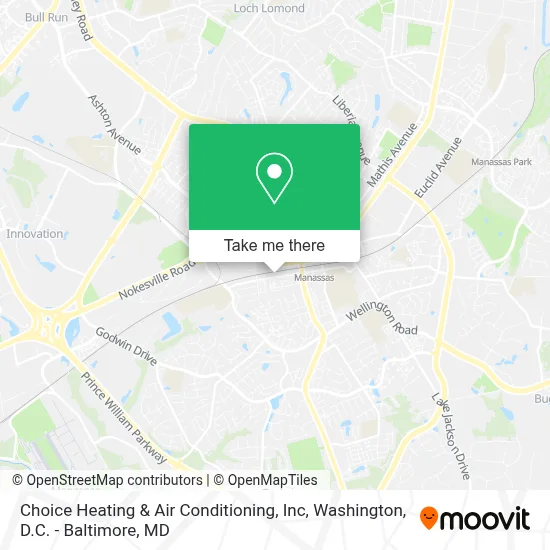 Choice Heating & Air Conditioning, Inc map
