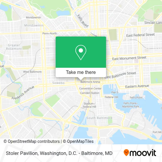 Stoler Pavilion map