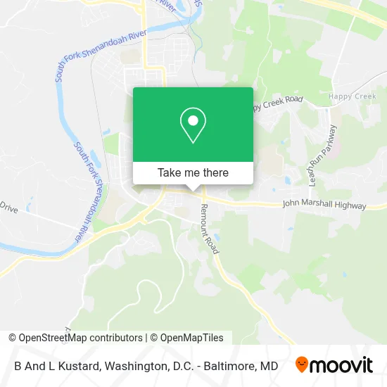 B And L Kustard map
