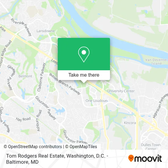 Tom Rodgers Real Estate map