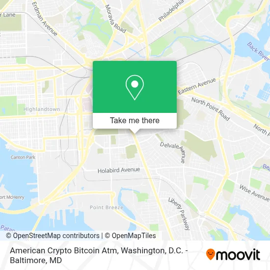 American Crypto Bitcoin Atm map