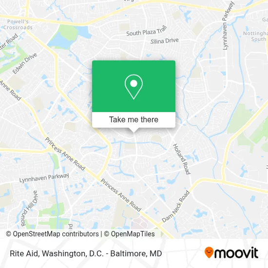 Rite Aid map