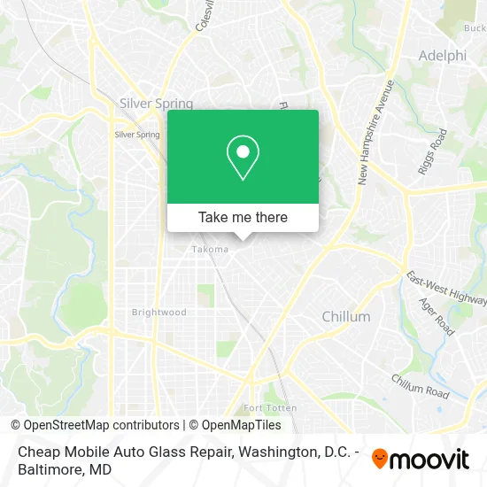 Cheap Mobile Auto Glass Repair map