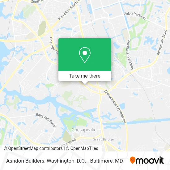 Ashdon Builders map