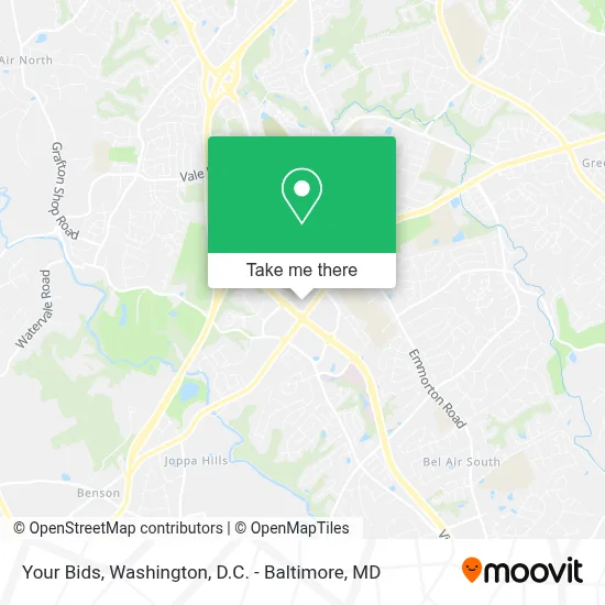 Your Bids map