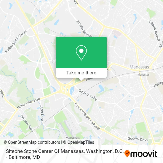 Siteone Stone Center Of Manassas map