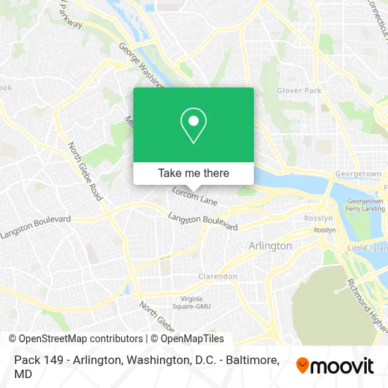 Pack 149 - Arlington map