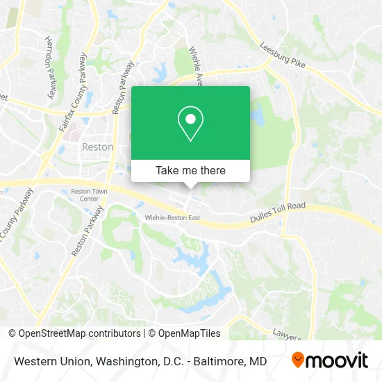 Western Union map