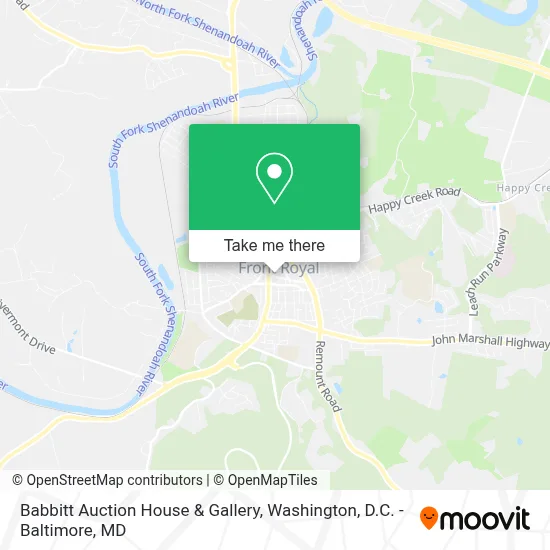 Babbitt Auction House & Gallery map