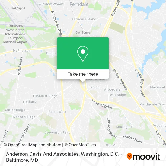 Anderson Davis And Associates map