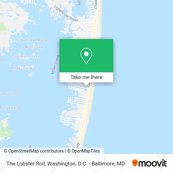 The Lobster Roll map