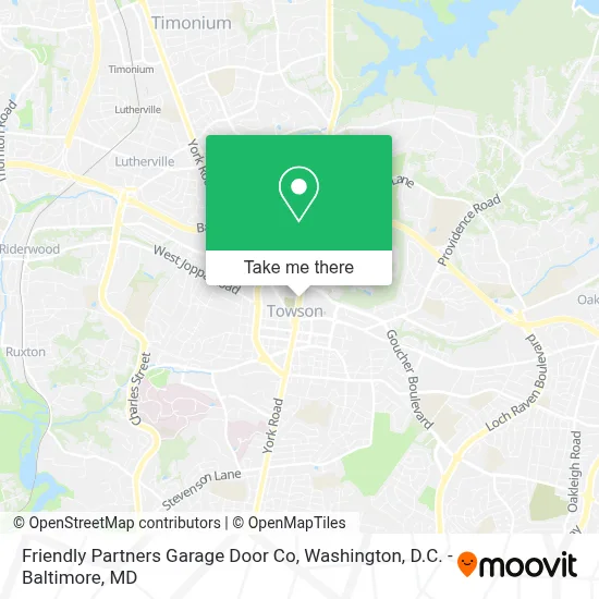 Friendly Partners Garage Door Co map