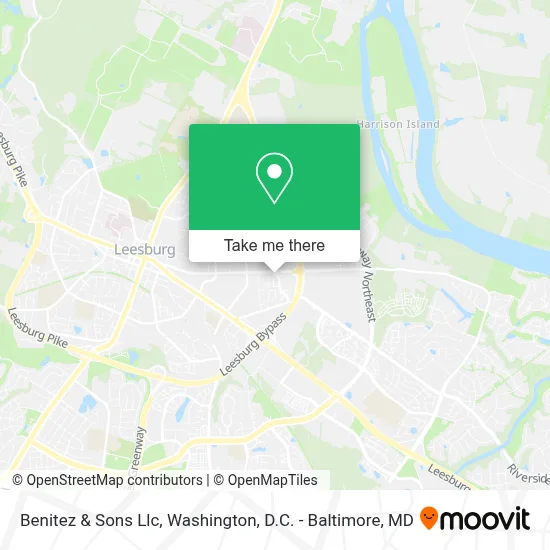 Benitez & Sons Llc map
