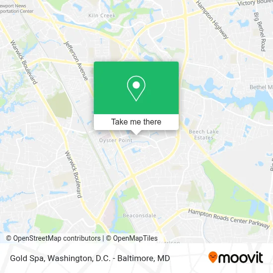 Gold Spa map