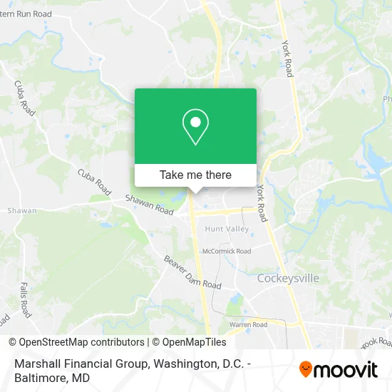 Marshall Financial Group map