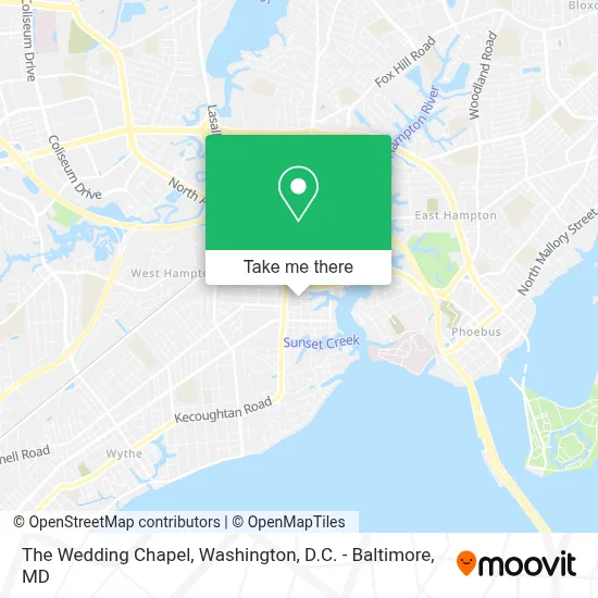 The Wedding Chapel map