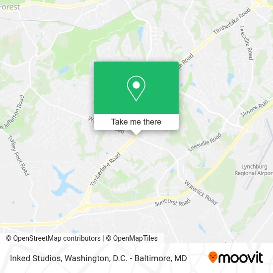 Inked Studios map