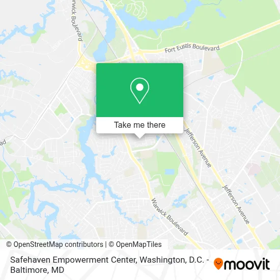 Safehaven Empowerment Center map