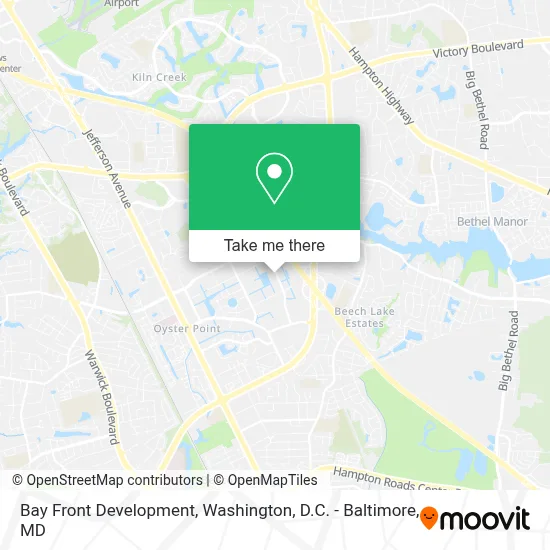Bay Front Development map