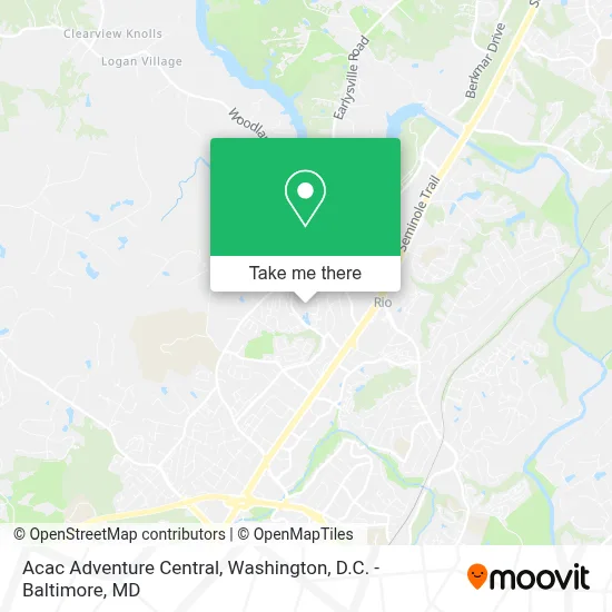 Acac Adventure Central map