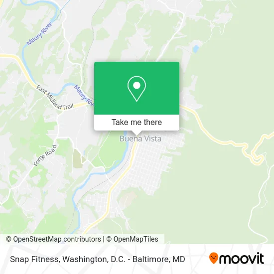 Snap Fitness map